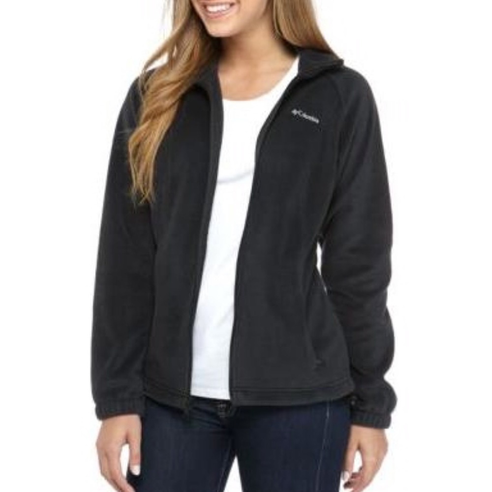 Columbia black fleece jacket